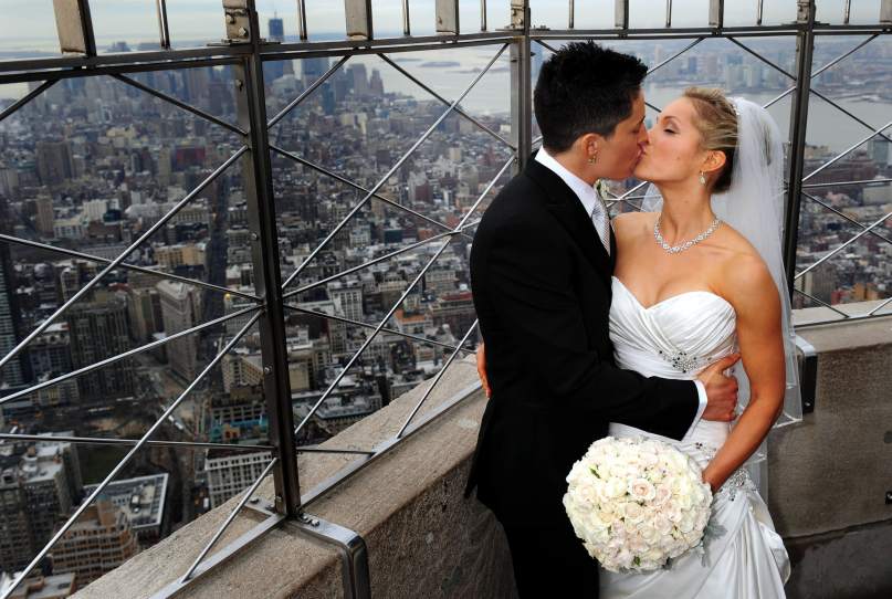 imagen de una boda en nueva york