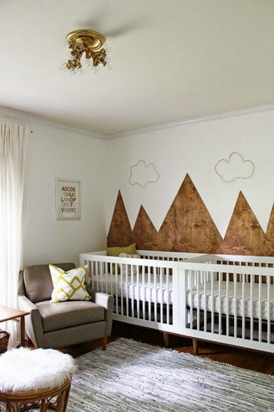 original decoración para la habitación de mellizos