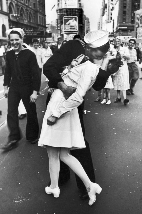 histórico beso en times square