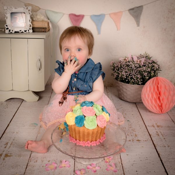 smash cake primer cumpleaños
