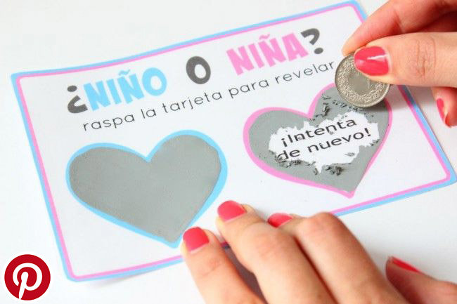 rasca regalo original bebe